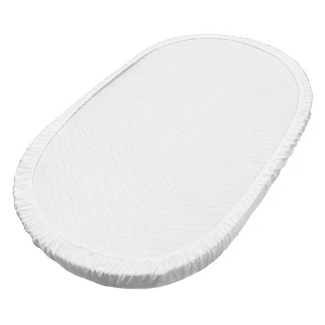 Наматрасник в овальную/круглую кроватку на резинке (60/65/75-120/125) PLOOMABABY DRY SLEEP