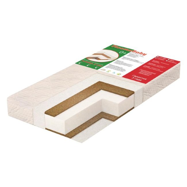 Детский матрас PLOOMABABY PLOOMA 5 CHC B1 120х60 bamboo/кокос/холлкон/кокос Детский матрас PLOOMABABY PLOOMA 5 CHC B1 120х60 bamboo/кокос/холлкон/кокос